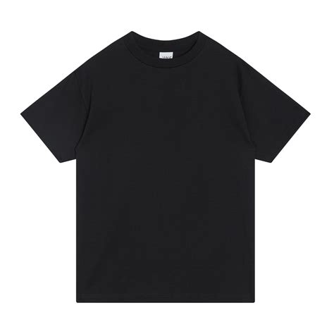 Plain Black T Shirt Back