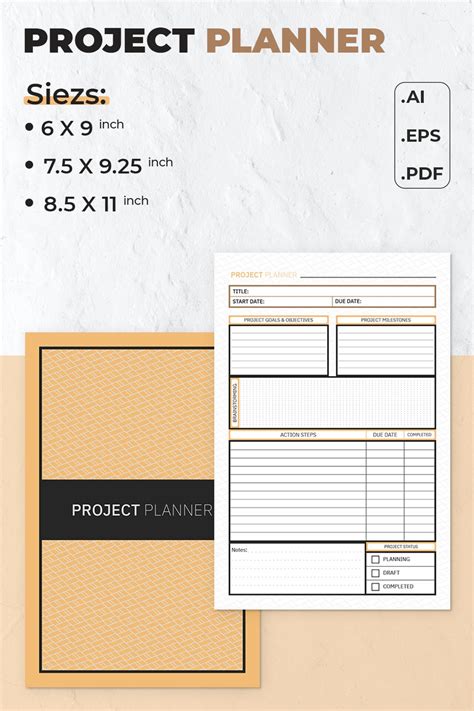 Image result for Project Planner Template