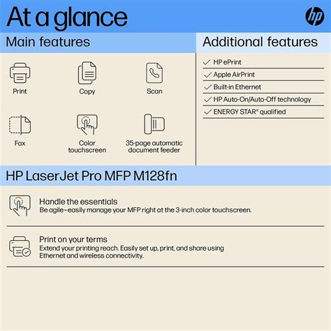 HP LaserJet Pro MFP M128fn Multi-function Monochrome Laser Printer - HP ...