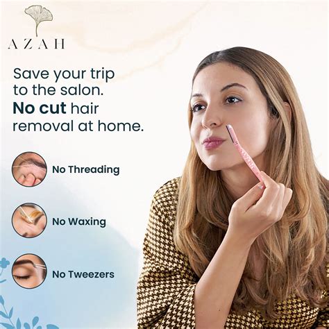 Face Razor For Women Effortless Facial Hair Removal (Pack of 3) | Azah.in