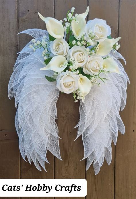Image result for Angel Wing Wreath Tutorial
