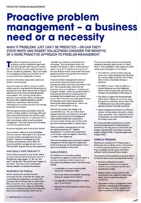 Proactive Problem Management Examples 的图像结果