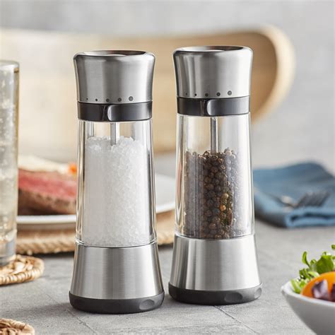 OXO 11106900 Good Grips Steel Salt and Pepper Grinder Set