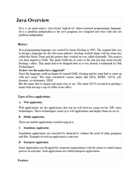 Image result for Overview of Java Programming Language