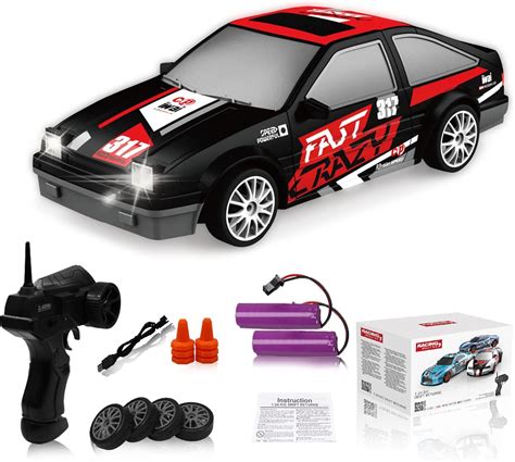 Mini Drift Rc Car 1/64 RC Drift Car Racing Remote Control Full Scale ...