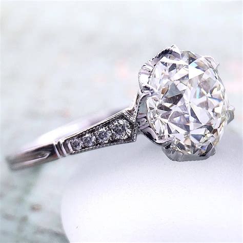 fairy style engagement ring