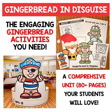 Disguise a Gingerbread Man Writing & Craft, Gingerbread in Disguise ...