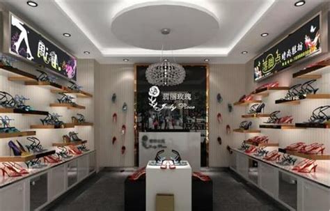 鞋店设计案例效果图2_美国室内设计中文网