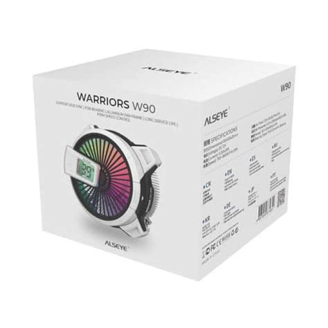 Buy Alseye Warrior W90 ARGB | 40mm CPU Air Cooler | mdcomputers.in