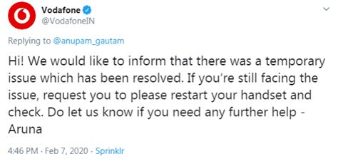 Vodafone down in Bangalore: Many users furious, carrier says issue ...