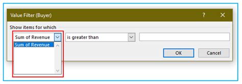How to Filter Data in PivotTable 的图像结果