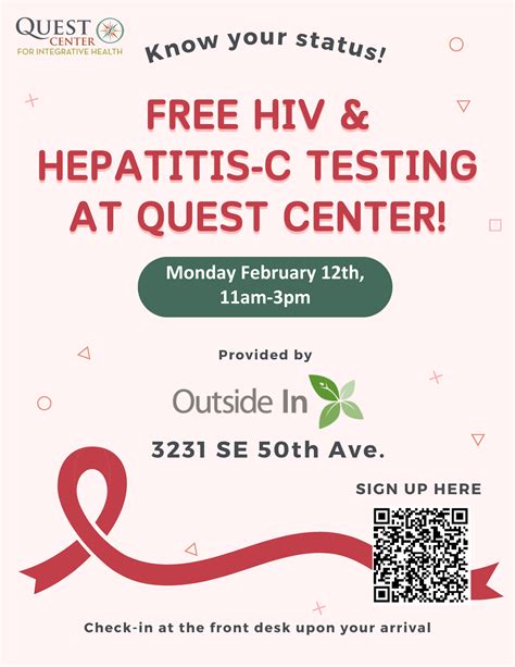 Free HIV & Hepatitis-C Testing at Quest Center — Quest Center for ...