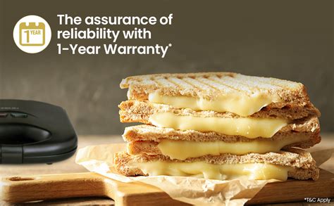 Buy Bajaj New SWX 400 2-Slice Sandwich Grill Toaster | Non-Stick ...