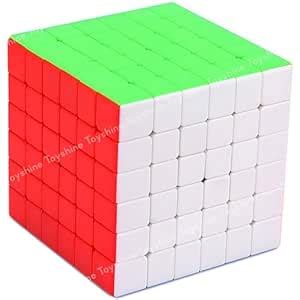 Toyshine 6X6X6 Stickerless Smooth Play Speed Cube Speedy Stress Buster ...