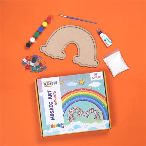 Rainbow Mosaic Art Kits– Hobby Decor Pvt Ltd