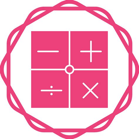Math Symbols Vector Icon 22424873 Vector Art at Vecteezy