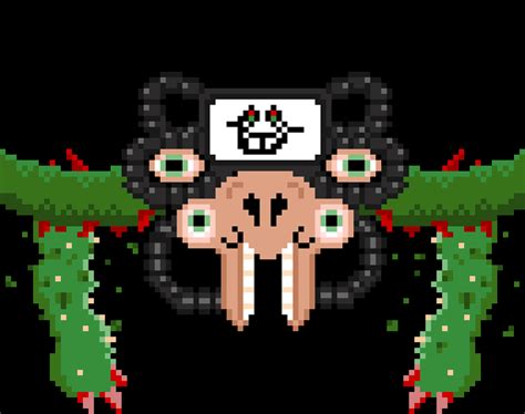 Omega flowey pixel art