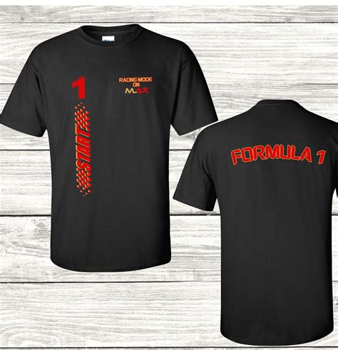 F1-formula 1 Tshirt Front and Back Print,racing Shirt ,formula 1 Racing ,F1 Grand Prix Race ...