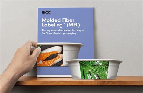 World premiere of Molded Fiber Labeling for round fiber molded tubs at ...