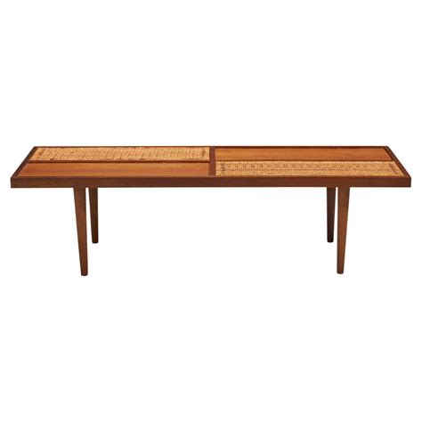 Sweet Home, Coffee Table, Teak, Rattan, Hong Kong, 1970s For Sale at ...