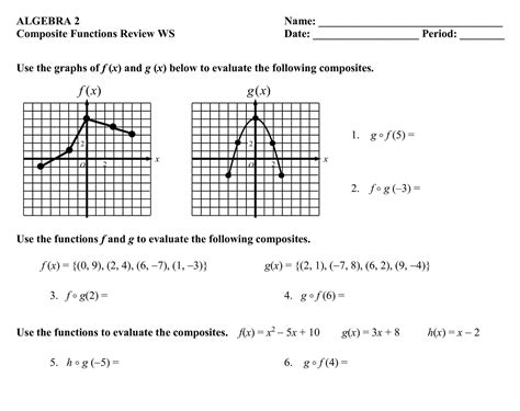 Composite Functions Using Graphs 的图像结果