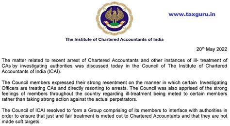 ICAI decisions on ill- treatment of CAs by GST investigating authorities