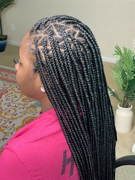 Smedium knotless box braids - riteserg