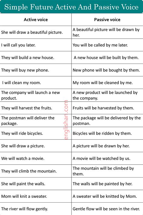 Image result for Passive Voice Examples