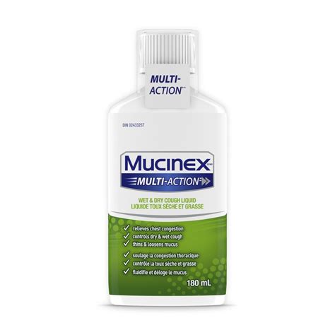 Mucinex Multi-Action Wet & Dry Cough Liquid | Mucinex Canada
