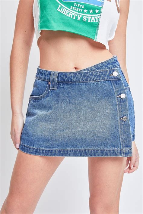 Women's Denim Wrap Skort from YMI – YMI JEANS