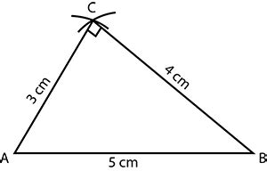 Length of sides of a ABC is AB = 5 cm , AC = 3 cm and BC = 4 cm . If ...