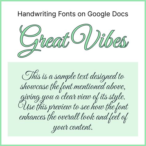 72 Top Handwriting Fonts on Google Docs (With Screenshots)