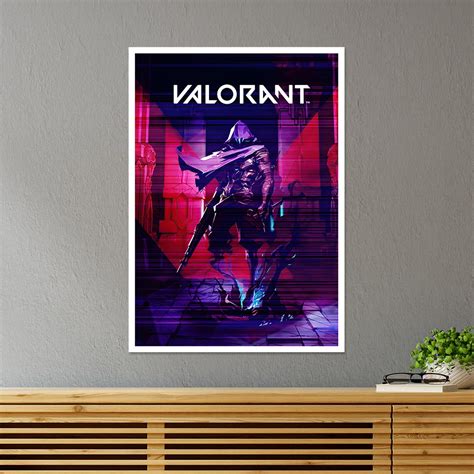 Glitching Design Valorant Poster - Order Here
