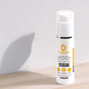Demeanor Sunscreen - SPF 50 PA+++ Fluid Sunscreen Ultra Matt SPF 50 PA ...