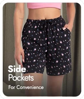 Buy Super Combed Cotton Relaxed Fit Printed Sleep Shorts with Side ...