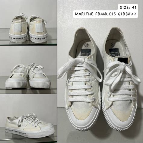 Preloved Marithe Francois Girbaud Men's White Shoes Size 41, Men's ...