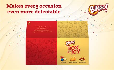Bingo! Box of Joy Assorted Nuts & Dry Fruits Gift Box - 216 g : Amazon ...