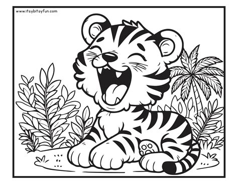Free Printable Coloring Pages Tiger Ninja