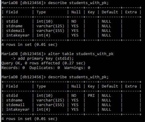 Image result for ALTER Table Primary Key