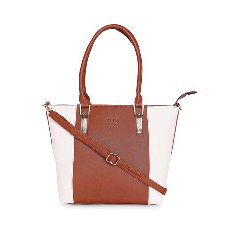 ELLE Women's Satchel Handbag (Brown) : Amazon.in: Shoes & Handbags