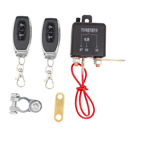 Milisten 1 Set Remote Battery Switch Battery Disconnect Battery Kill ...