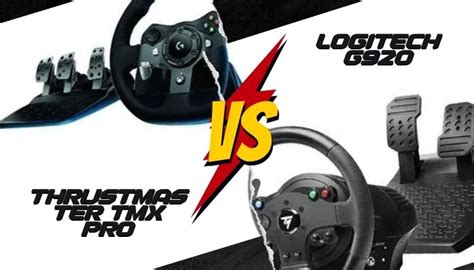Thrustmaster TMX Pro vs Logitech G920 的图像结果