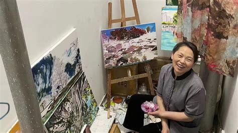 57岁北漂阿姨自学油画六年：白天做保洁，晚上绘画_凤凰网资讯_凤凰网