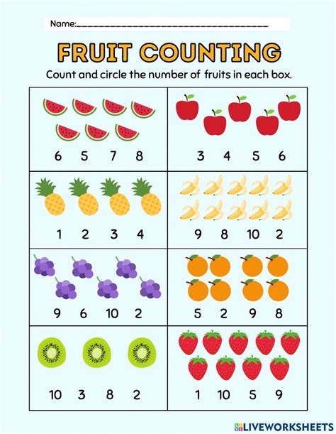 Image result for Counting Number 10 Worksheet