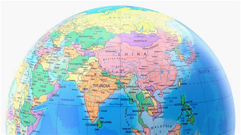Image result for World Map 3D View