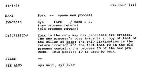 Image result for Unix Fork Command