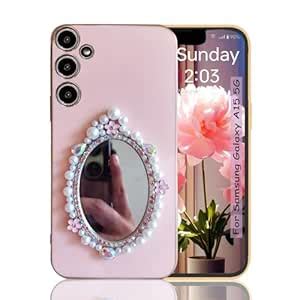 KC Back Cover for Samsung Galaxy A15 5G - Pearl Flower Mirror ...