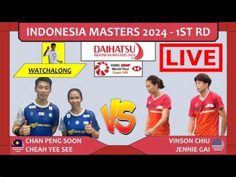 HEE/TAN, OHORI, GIFT/VIEW & TAN/LAI LIVE! Indonesia Masters 24