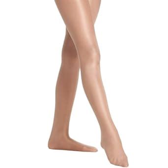 Buy Danskin Little Girls' Shimmery Footed Tight, Classic Light Toast,S ...