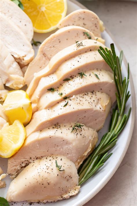 Poached Chicken - Moist, Tender & Flavorful! - Kristine's Kitchen